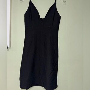NEVER WORN Abercrombie & Fitch Black Stretch Mini Dress - Tall length